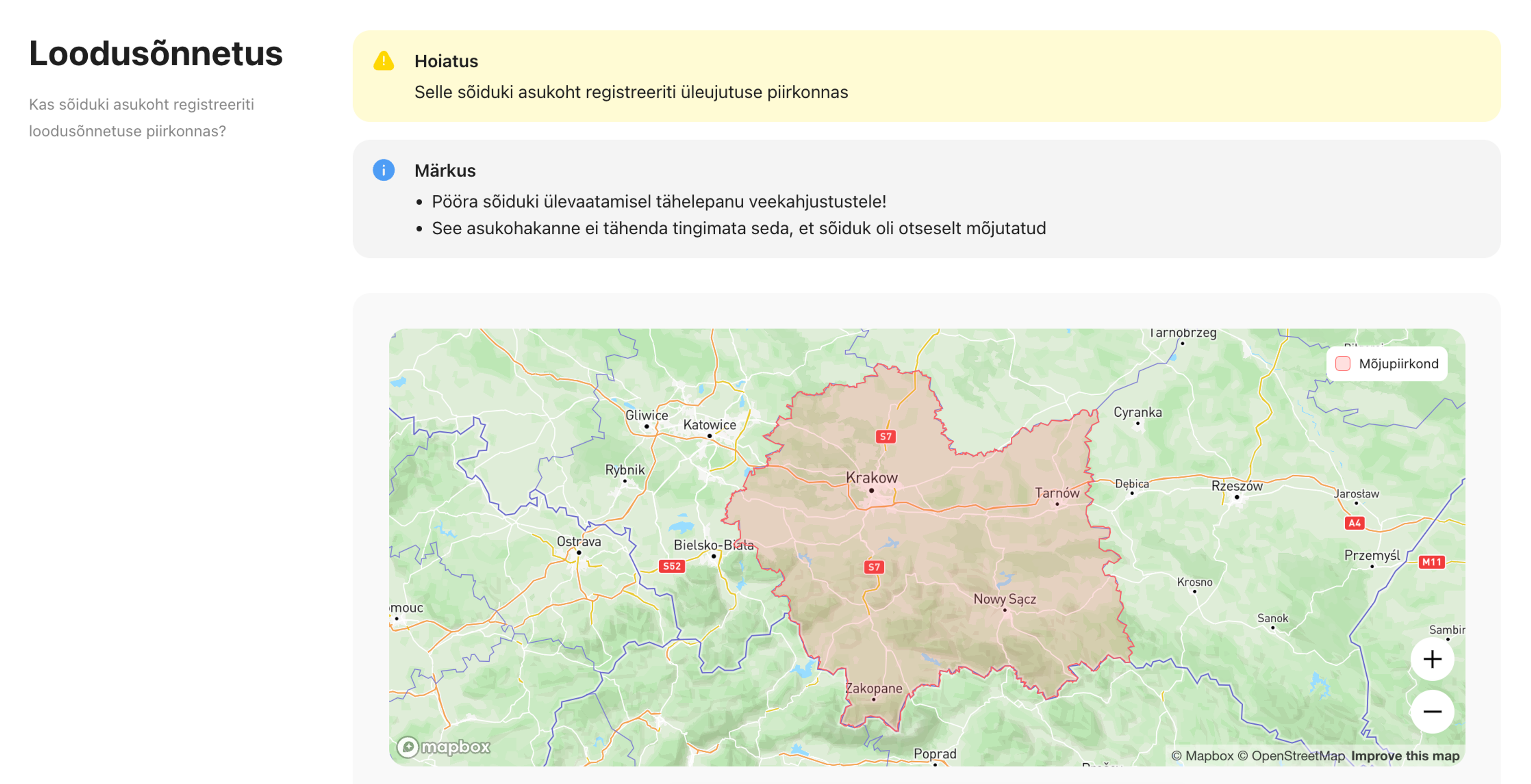 carVerticali sõiduki ajaloo aruandest leiti üleujutuse rekord